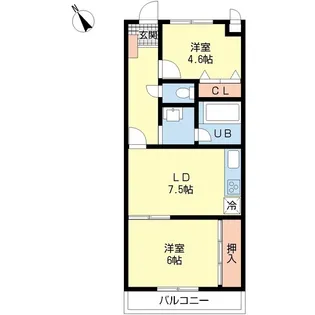 パークビュー【3階】の間取り