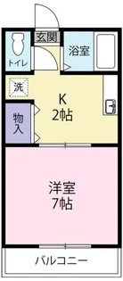 シャインハイツ【2階】の間取り