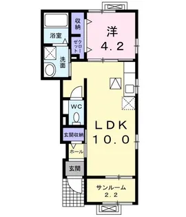 ルミアス前潟II【1階】の間取り