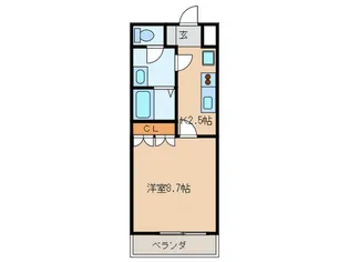 ケイアスカ【1階】の間取り