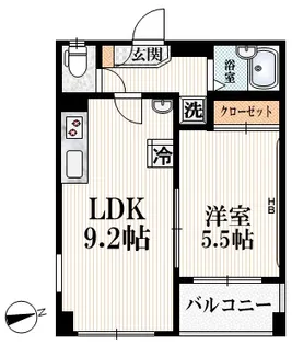 山主ビル【2階】の間取り