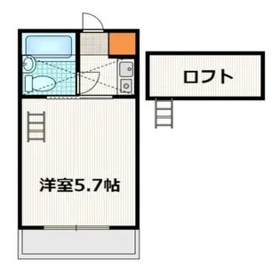 フラット新宿I【2階】の間取り