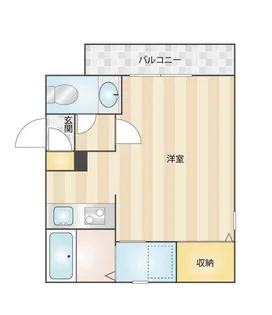シャルム日本堤【2階】の間取り