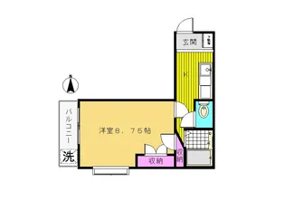 長和島サンロイヤル【6階】の間取り