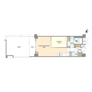 BLESS中野弥生町【1階】の間取り