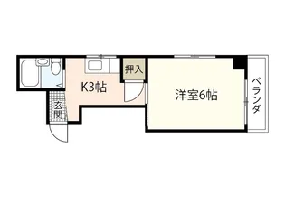 アイビースクエア広島【3階】の間取り
