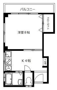 芳寿コーポ【3階】の間取り