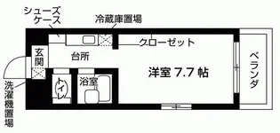 バウスクロス市川【10階】の間取り