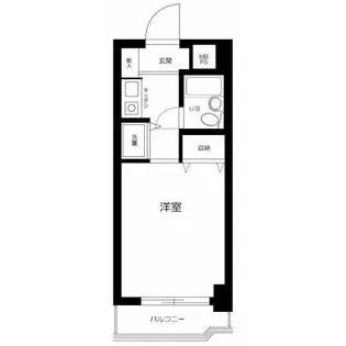 ライオンズマンション仲六郷【4階】の間取り