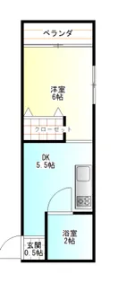 クリスタルハウス【2階】の間取り