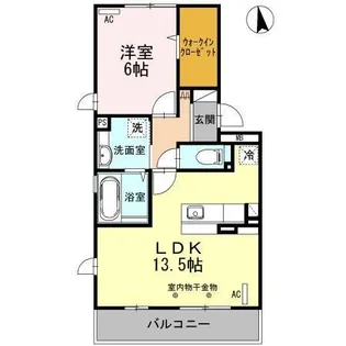 オーベル向中野A・B【1階】の間取り