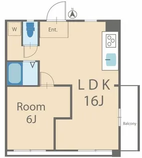 スゲタビル【2階】の間取り