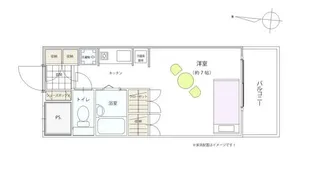 厚木アザレアビル【6階】の間取り