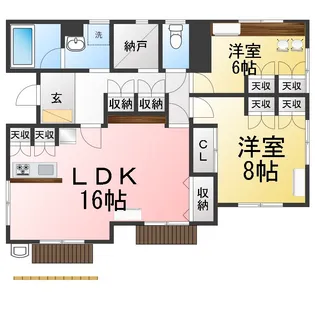 パークサイド【1階】の間取り