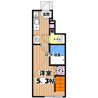 ロフトステア【1階】の間取り