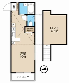 フルハウスY棟【1階】の間取り
