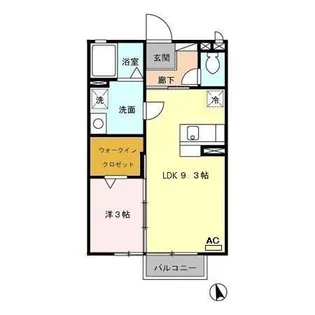 マ・メゾン A棟【2階】の間取り