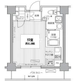 ヒューリックレジデンス茗荷谷【4階】の間取り