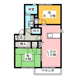 パストラルB【2階】の間取り