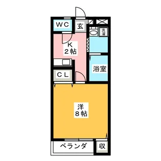 コーポ・フナヤマ【1階】の間取り