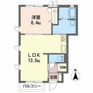 ブランシェT【1階】の間取り