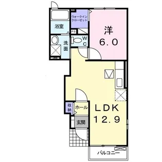 サンリット・ハーモニーA【1階】の間取り