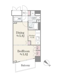 ステラメゾン茗荷谷【6階】の間取り