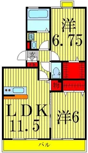 エスペランサ【2階】の間取り