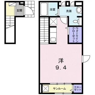 シャロー フィールドIII【2階】の間取り