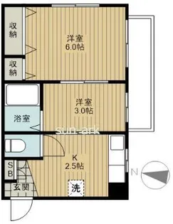 椿ビル【4階】の間取り