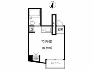 カーサ・ダルテ【8階】の間取り