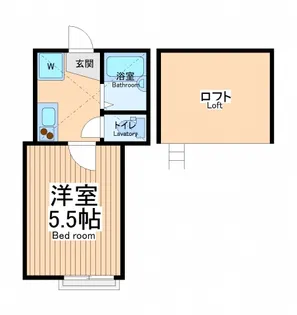 リーヴェルポート新川崎【2階】の間取り