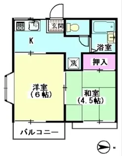 エリゼ弐番館【2階】の間取り