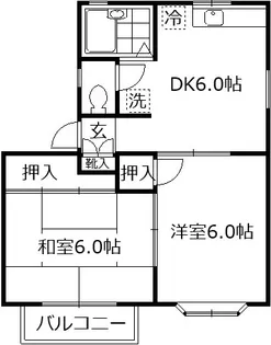 オークリーフ【2階】の間取り
