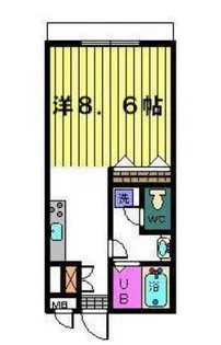 ベルグラン吉田B【2階】の間取り