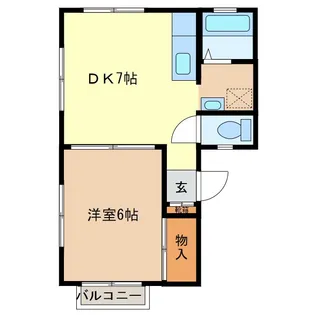 アーバン石坂【2階】の間取り