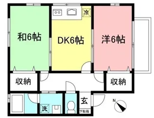 チャチャハウス【1階】の間取り