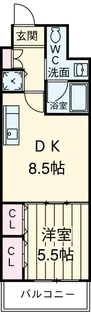 プラウランド堀田【7階】の間取り