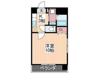 Lutella 河原町【7階】の間取り