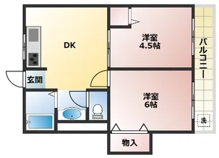 UC西明石【5階】の間取り
