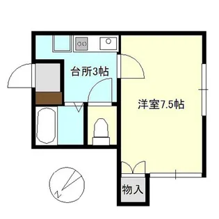 メモリアルハイツ【1階】の間取り