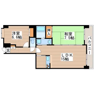 ラ・シール仙台【10階】の間取り