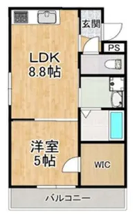 スタンフィールド【2階】の間取り