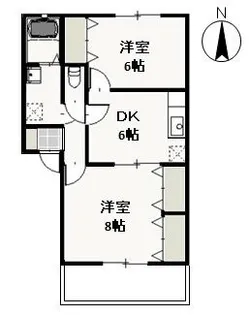 クリスタルパレス【1階】の間取り