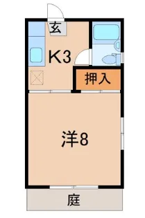 タカノコーポ【1階】の間取り