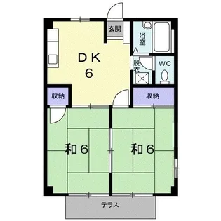 メゾンサカエ【1階】の間取り