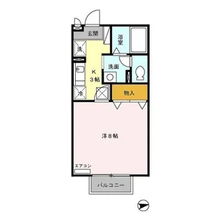 マ メゾン大羽根【1階】の間取り