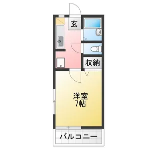 プロムナードハイツ【1階】の間取り