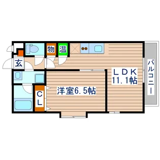 Casa Tutti (カーサ トゥッティ)【3階】の間取り