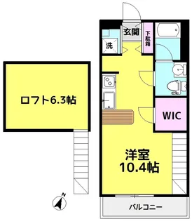 プレジデント成増【2階】の間取り